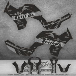 Yamaha Tenere 700 sticker set pattern 3